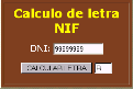 Letra del NIF